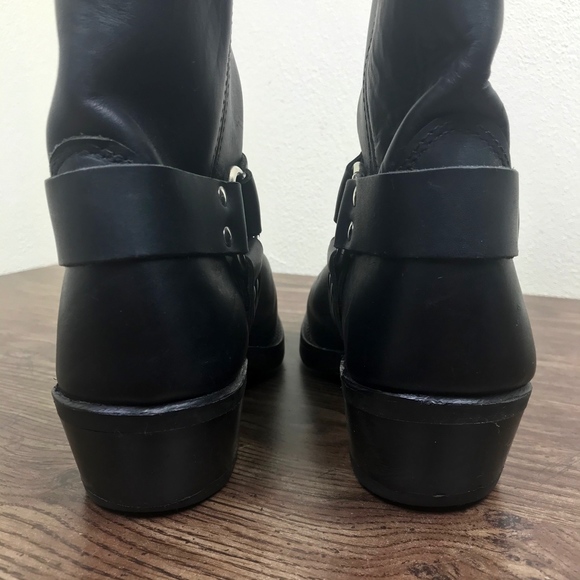 Frye Classic Black Harness Boot 12R (EUC) - Picture 3 of 8